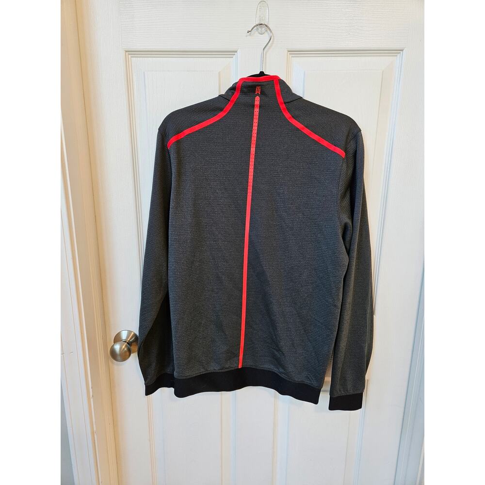 Nike Tiger Woods Collection Dri-FIT Mens Medium 1/4 Zip Golf Pullover Gray - Picture 2 of 10